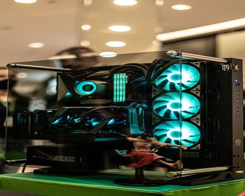 Sydney hotel stay concept near a PC hardware exhibition